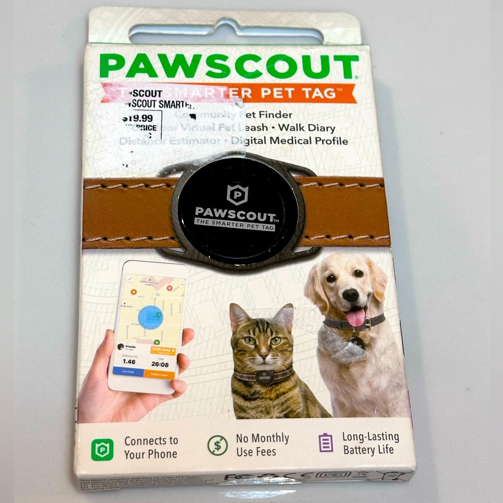 NWT Pawscout Smart Pet Tag